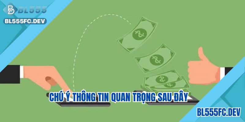 Chú ý 1 vài lỗi nạp tiền BL555 phổ biến, dễ gặp