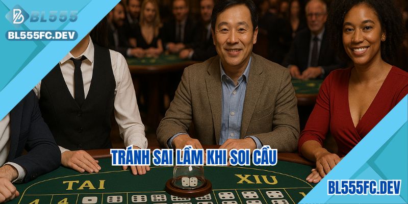 Tránh sai lầm khi soi cầu